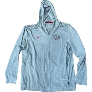 Men’s Large Nike On Field Florida State Seminoles Full Zip Hooded Jacket